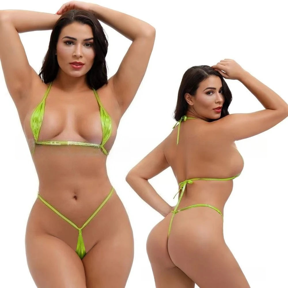 Babydoll Womens Sexy Exotic Lingerie Underwear One-piece Monokini Swimsuit Micro Thong Erotic Teddy Lingerie Bodysuit