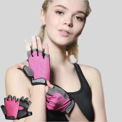 Professional Gym Fitness Breathable Anti-Slip Women Men Half Finger Summer Fishing Cycling Fingerless Gloves Female Bicycle Bike