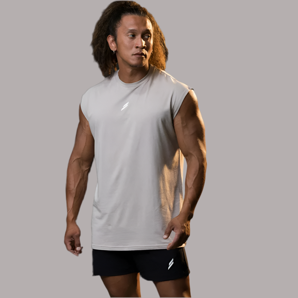 Camiseta deportiva sin mangas para hombre, chaleco de secado rápido, transpirable, holgado, para entrenamiento, Verano