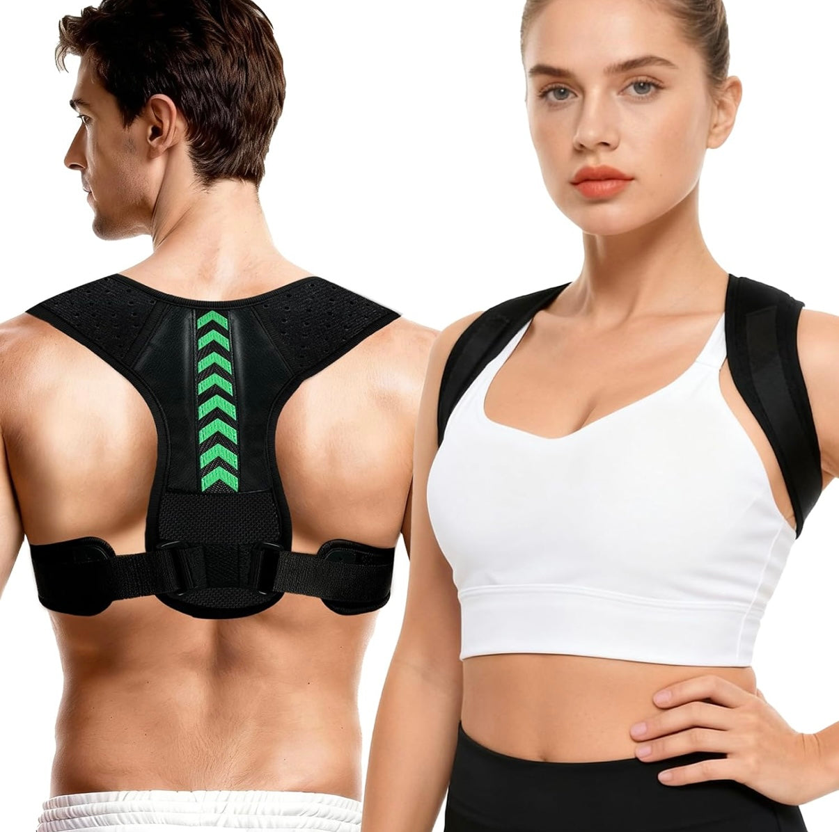 Adjustable Back Shoulder Posture Corrector Belt Clavicle Spine Support Reshape Your Body Home Office Sport Upper Back Neck Brace