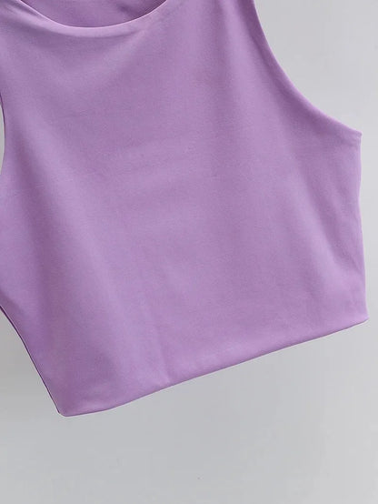 Summer Fashion Women Sexy Slim Tops O-neck Sleeveless Double Nylon Ladies Good Quality Tank Tops 6 Colors