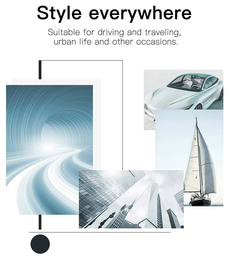 Square Rimless Sunglasses Women Luxury Brand Designer 3PCS Summer Red Glasses Fashion Sun glasses For Men UV400 Shades Oculos