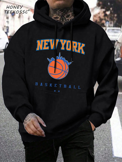 Brooklyn Est 1998 New York Printing Men Hoodies Harajuku Crewneck Hoodie Fashion Oversize Hoody Autumn Comfortable Tracksuit