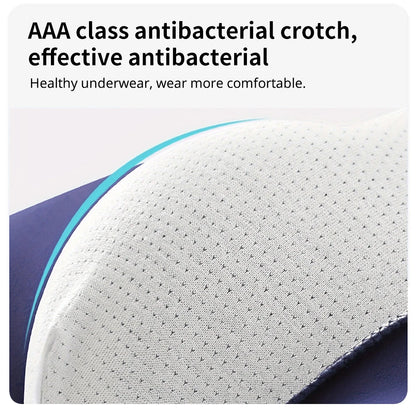 4pcs men's underwear, comfortable, soft and fashionable daily line print intimate boxer briefs, sporty and breathable boxers