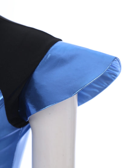 Adult Silver Astronaut Costume Women Alien Tutu Dress Suit Space Cadet Tulle Skirt Jumpsuit Halloween Cosplay Party Dress Up