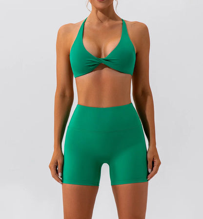 Sexy Gym Top Women Crease Sports Bra Running Back Cross Yoga Bra Breathable Sports Underwear Women Fitness Workout Top Women