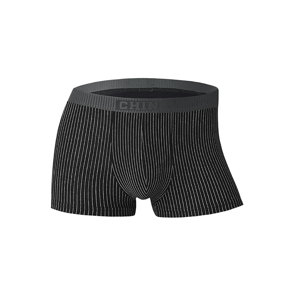 5pcs Cotton Mens UnderwearS Men Boxer Shorts Cotton Stripe Men Underpant Plus Size Boxer Sexy Breathable Men Panties