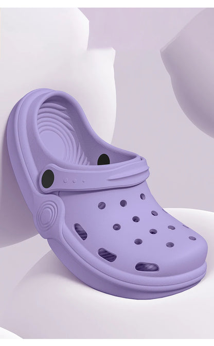 Dongdong Shoes Women's New Trendy Summer Thick Sole Increase Anti Slip Fashion Work Beach Baotou Slippery Sandals