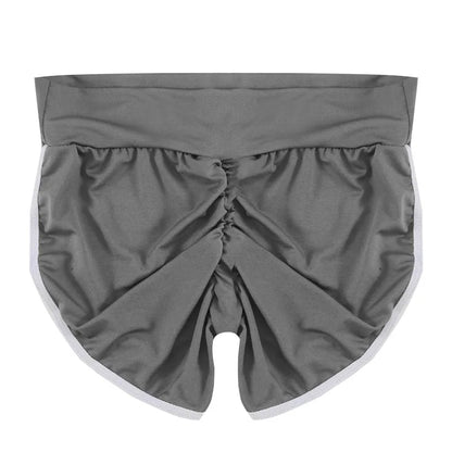 Women Summer Shorts for Sports Fitness Gym Skinny Slim Shorts Causal Yoga Shorts Low Waist Stretchy Short Pants Gym Clothing
