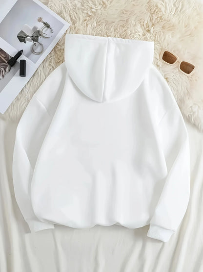 Leopard Print Cherry Letter Printed Women's Autumn Winter Round Neck Sweatshirt Casual Long Sleeved Top Hoodies Women's Clothing