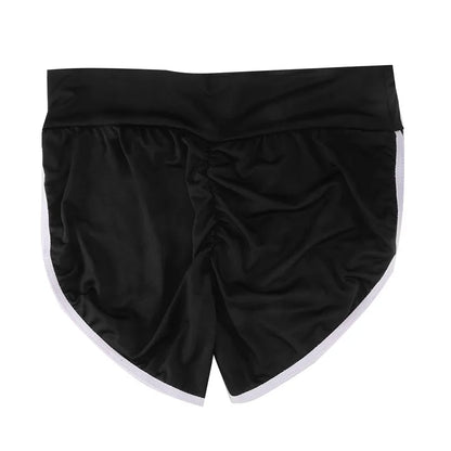 Women Summer Shorts for Sports Fitness Gym Skinny Slim Shorts Causal Yoga Shorts Low Waist Stretchy Short Pants Gym Clothing