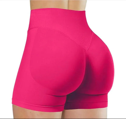 High Waisted Yoga Shorts for Women Fashionable and Sexy Running Fitness Pants Solid Color Yoga Leggings Elastic Tights