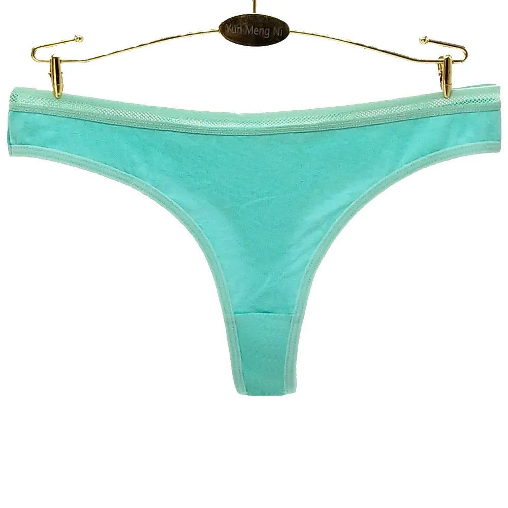 Women Panties Cotton Sexy Strings Tangas Mujer Female Underwear Big Size M XXL Thongs Breathable Lingerie G-string 5 pcs/lot