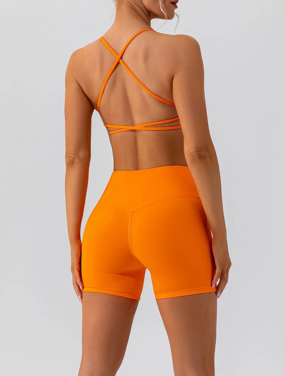 Sexy Gym Top Women Crease Sports Bra Running Back Cross Yoga Bra Breathable Sports Underwear Women Fitness Workout Top Women