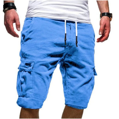 Men's Shorts Green Cargo Shorts Summer Bermudas Male Flap Pockets Jogger Shorts Casual Working Army Tactical Bermudas