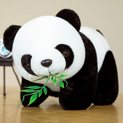 20cm Cute Baby Bamboo Panda Bear Plush Stuffed Animal Doll Cartoon Kawaii Dolls Christmas Gifts