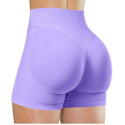 Summer High Waisted Yoga Shorts Fashionable and Sexy Running Fitness Pants Solid Color Yoga Leggings Customizable labels