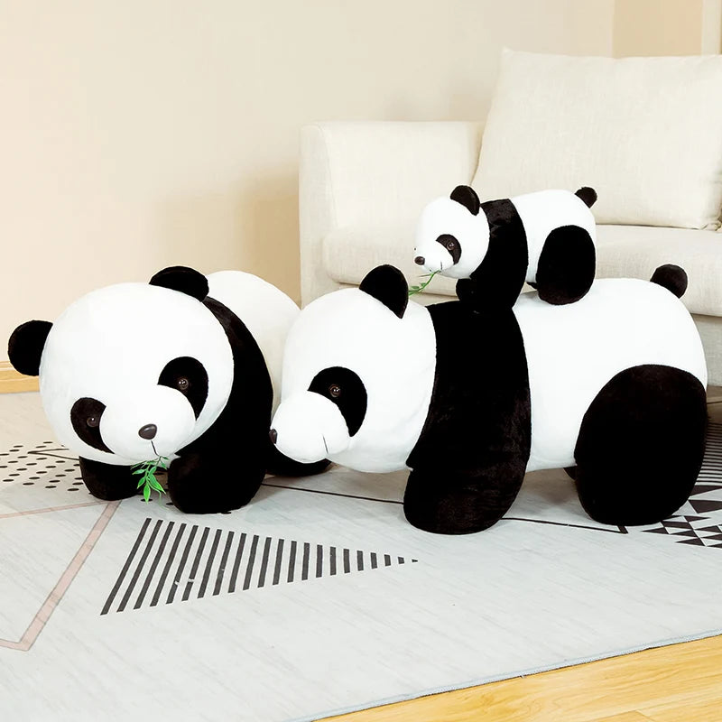 20cm Cute Baby Bamboo Panda Bear Plush Stuffed Animal Doll Cartoon Kawaii Dolls Christmas Gifts