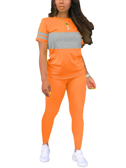 Women's Summer Casual  Set Fashionable Comfortable Ensemble Ladies Clothing Outfit