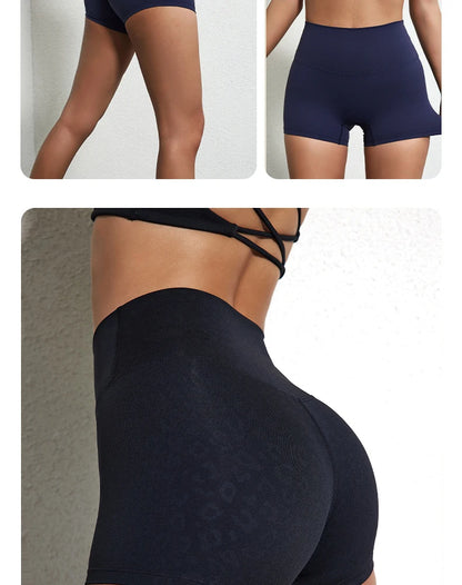 Sexy Solid Color High Waist Athletic Yoga Short Leg Cycling Women Fitness Sport Short Comprehensive Training Jogging Squat Proof