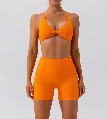 Sexy Gym Top Women Crease Sports Bra Running Back Cross Yoga Bra Breathable Sports Underwear Women Fitness Workout Top Women