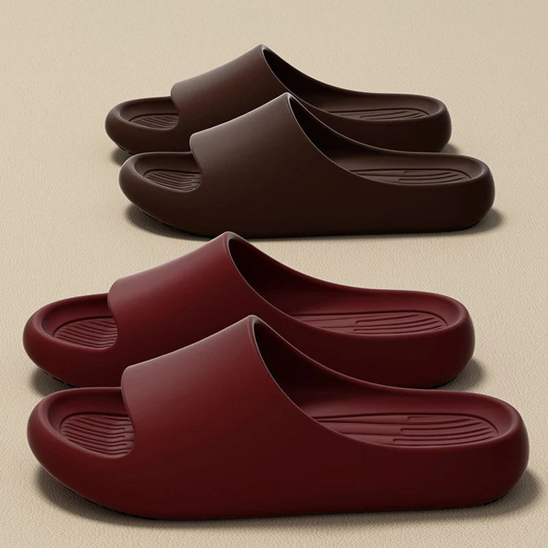 Big Size 50 51 Summer Slippers For Men Women EVA Lightweight Open Toe Quick Dry Home Slides Men Flat Sandals Beach Couple Shoes