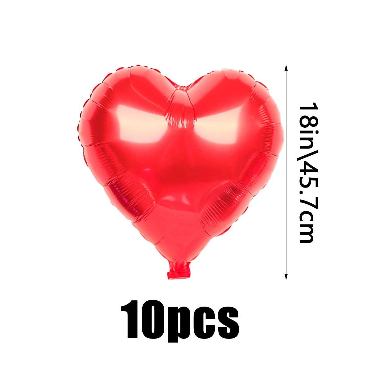 407pcs red "love" letter balloon set, 18-inch heart-shaped balloon rose petals Valentine's Day party, anniversary decoration