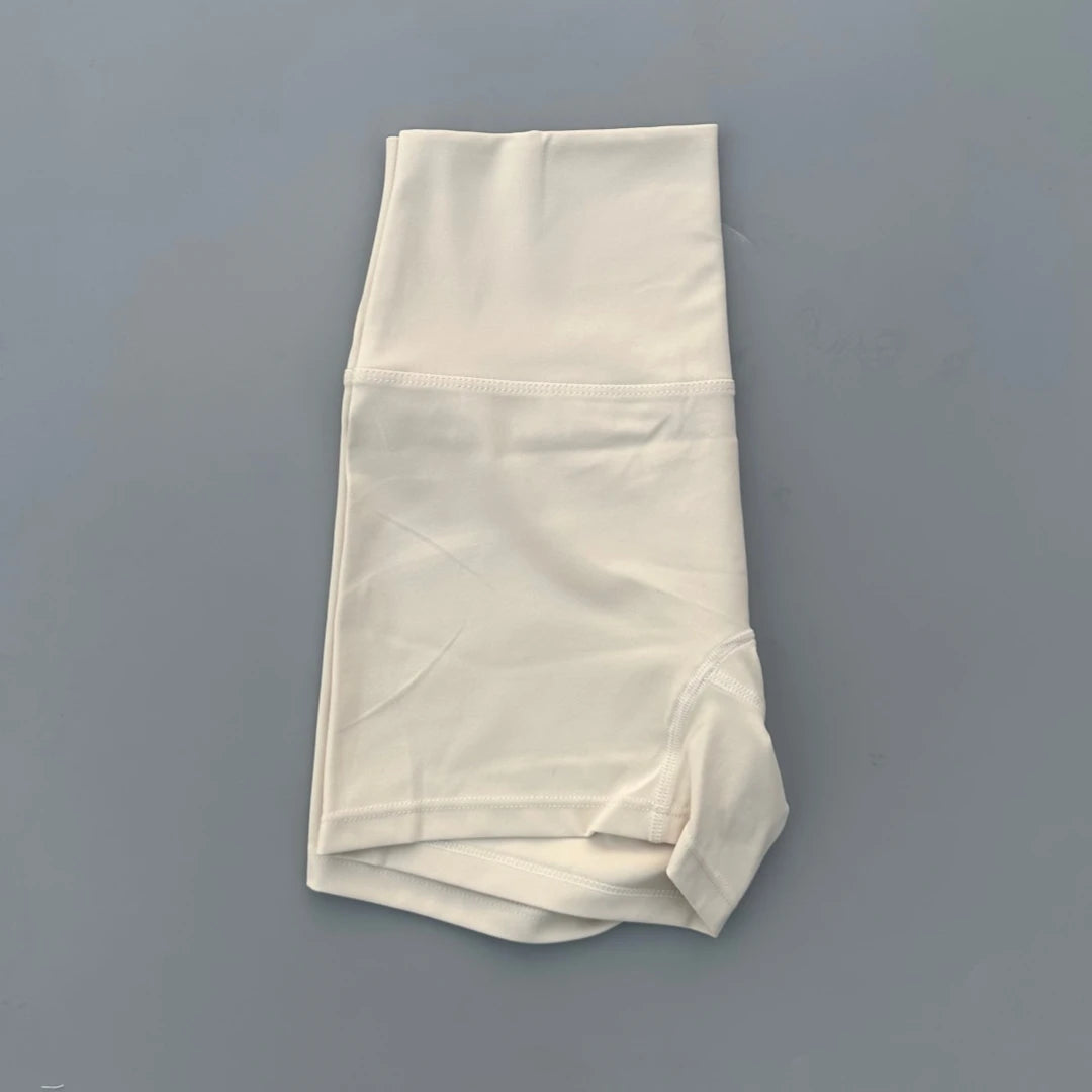 Sexy Solid Color High Waist Athletic Yoga Short Leg Cycling Women Fitness Sport Short Comprehensive Training Jogging Squat Proof