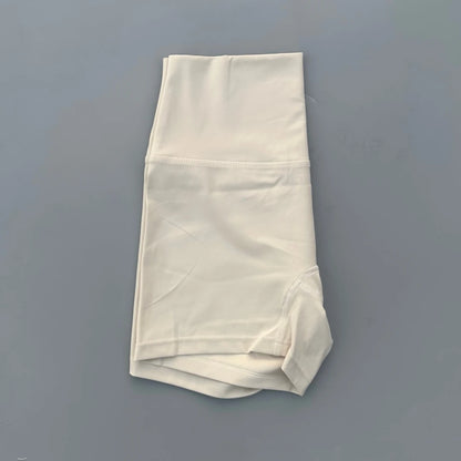 Sexy Solid Color High Waist Athletic Yoga Short Leg Cycling Women Fitness Sport Short Comprehensive Training Jogging Squat Proof