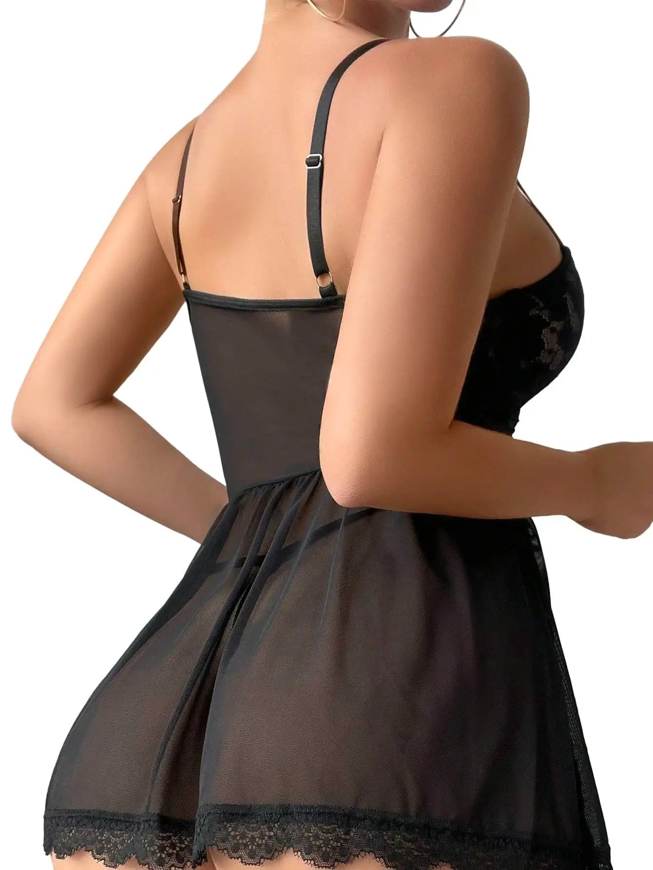 Hot Erotic Sleepwear Lace Sexy Lingerie Set Transparent Lace Erotic Underwear Sexy Bra Set And Garter Set