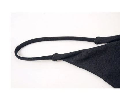 Sexy thong low waist lingerie for women underwear thin belt double layer bikini cotton  panties lenceria femenina tangas mujer