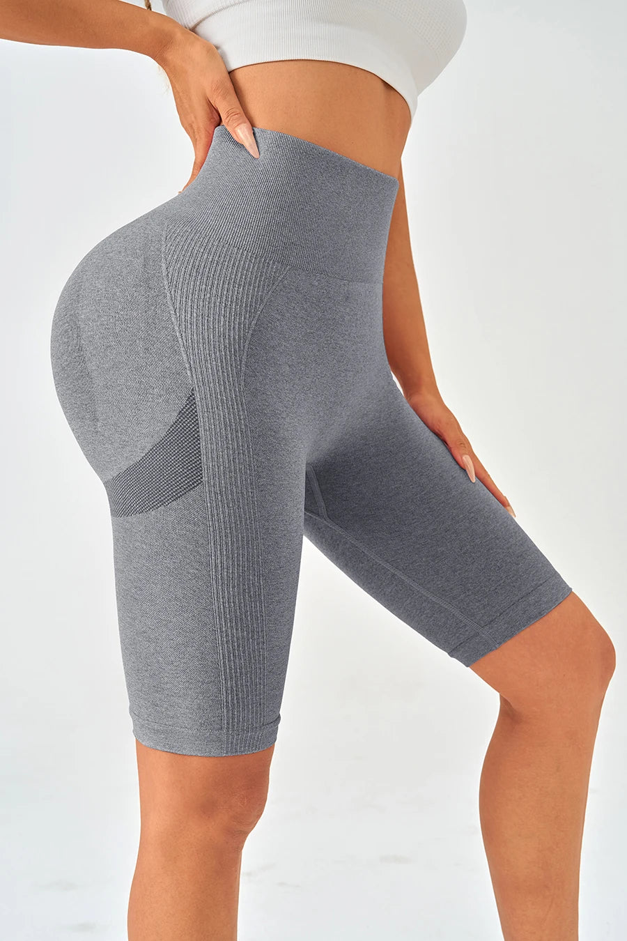 Women Sports Leggings Sportswear Woman Gym Legging Seamless Yoga Shorts w/Tummy Control Women's Shorts Fitness Female Clothing