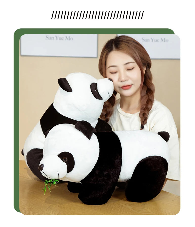 20cm Cute Baby Bamboo Panda Bear Plush Stuffed Animal Doll Cartoon Kawaii Dolls Christmas Gifts
