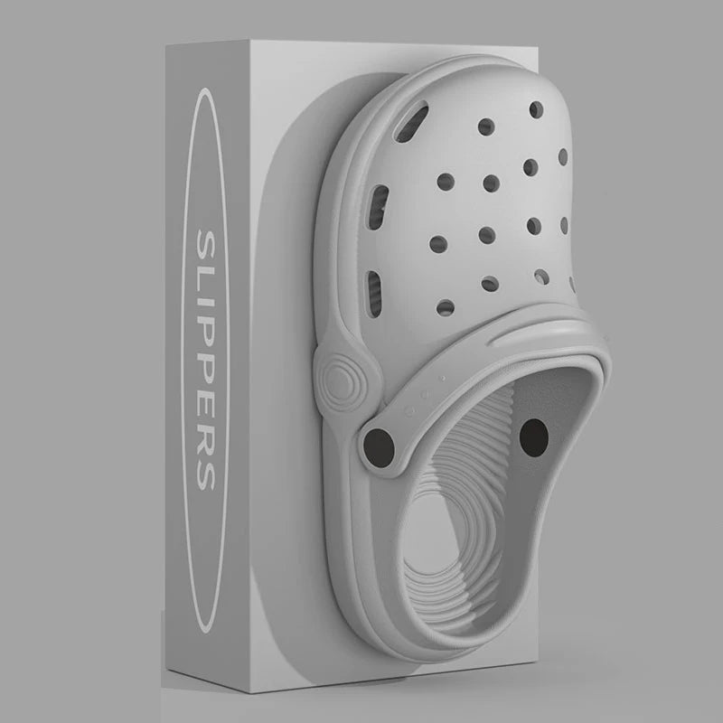 Dongdong Shoes Women's New Trendy Summer Thick Sole Increase Anti Slip Fashion Work Beach Baotou Slippery Sandals