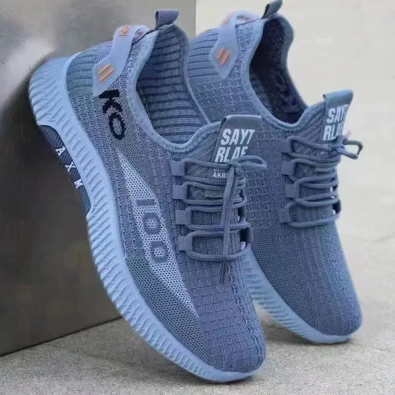 Breathable Air Mesh Sneakers Comfortable Casual Sport Shoes Fashion Men's Vulcanize Shoes Lightweight Deodorant Outdoors