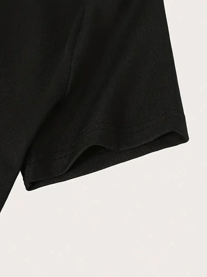 Streetwear 90s Women'S Casual Graphic T-Shirt  "Dramatic" Print with Wine Print Short Sleeve T Shirt Clothing Top Tee