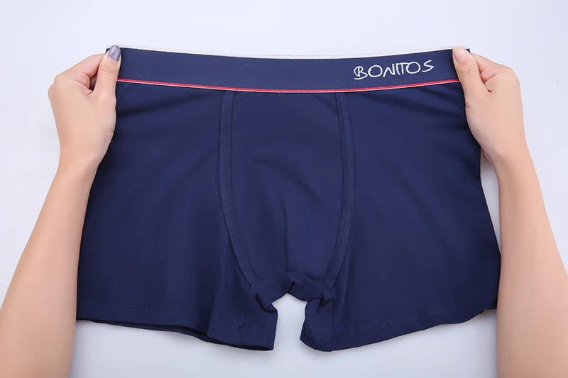 Boxer Shorts Men's Panties Homme Underpants Boxershorts Underwear for Man Cotton Male Couple Sexy Set Calecon Lot Soft Box 4pcs