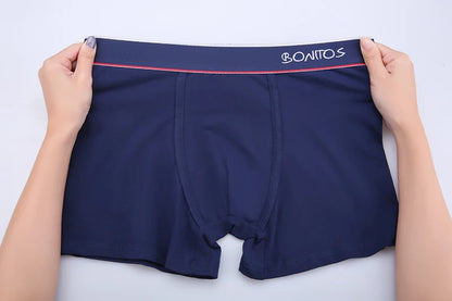 Boxer Shorts Men's Panties Homme Underpants Boxershorts Underwear for Man Cotton Male Couple Sexy Set Calecon Lot Soft Box 4pcs