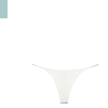 Sexy thong low waist lingerie for women underwear thin belt double layer bikini cotton  panties lenceria femenina tangas mujer