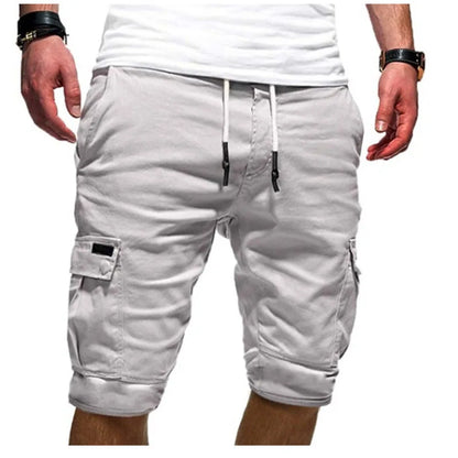 Men's Shorts Green Cargo Shorts Summer Bermudas Male Flap Pockets Jogger Shorts Casual Working Army Tactical Bermudas