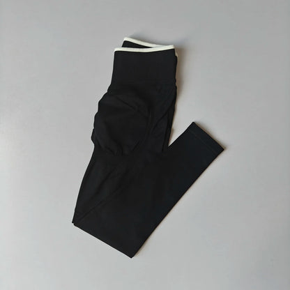 Women's Middle Waist Seamless Yoga Leggings Push-Up Sport Fitness Running Pants Hip Lift High Elastic Gym Leggings Sport Legging