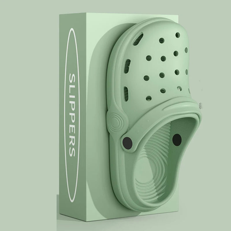 Dongdong Shoes Women's New Trendy Summer Thick Sole Increase Anti Slip Fashion Work Beach Baotou Slippery Sandals