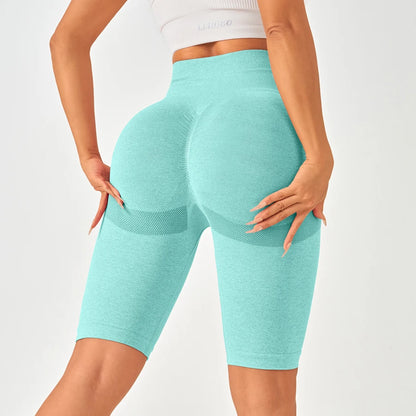 Women Sports Leggings Sportswear Woman Gym Legging Seamless Yoga Shorts w/Tummy Control Women's Shorts Fitness Female Clothing