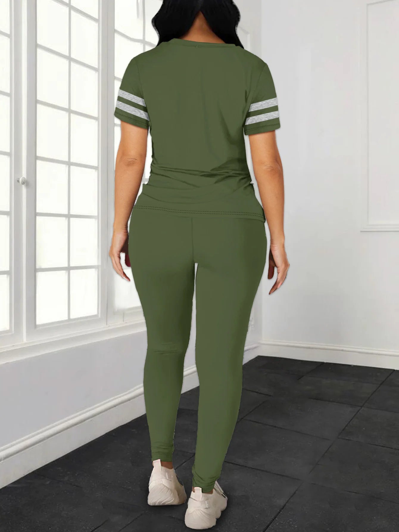 Women's Summer Casual  Set Fashionable Comfortable Ensemble Ladies Clothing Outfit