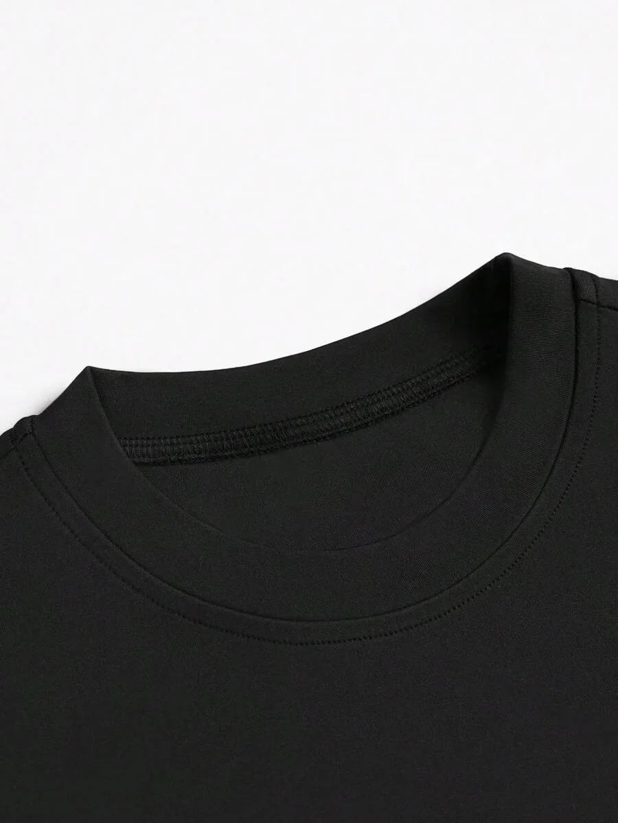 Women's Black High Neck Long Sleeve Bodysuit - Slim Fit Back Large Cutout Hollow Out Y2K Sexy Streetwear Club Party Top