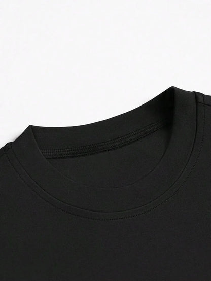 Women's Black High Neck Long Sleeve Bodysuit - Slim Fit Back Large Cutout Hollow Out Y2K Sexy Streetwear Club Party Top