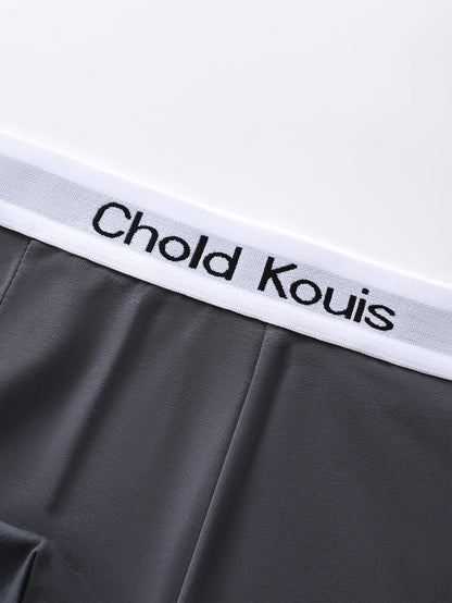 4pcs men's underwear, comfortable, soft breathable athleisure boxer underwear, trendy simple hot-selling men's boxer underwear