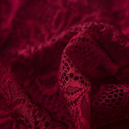 Luxury Floral Embroidery Lace Panties Women Briefs Sexy Hollow 3PCS Lingerie Female Underwear Ladies Breathable Underpants