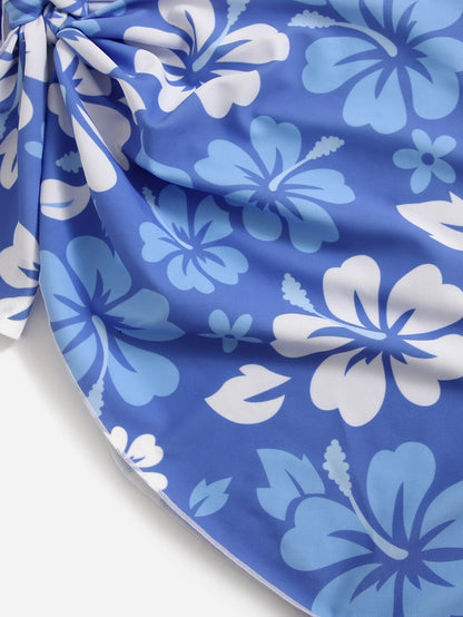 European and American Sexy Swimsuit Skirt Bikini Three-Piece Set