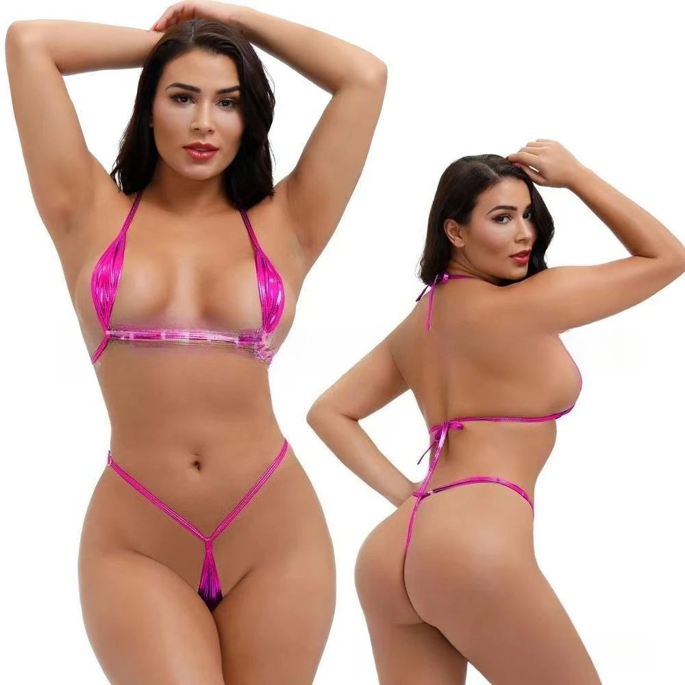 Babydoll Womens Sexy Exotic Lingerie Underwear One-piece Monokini Swimsuit Micro Thong Erotic Teddy Lingerie Bodysuit